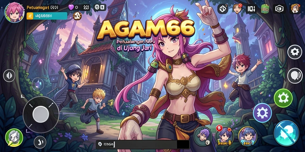 Screenshot gameplay AGAM66 menampilkan aksi karakter Anime yang menakjubkan.