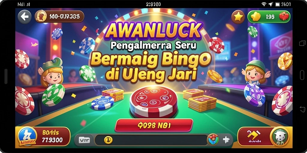 Tampilan screenshot gameplay Bingo di AWANLUCK yang menarik dan interaktif.