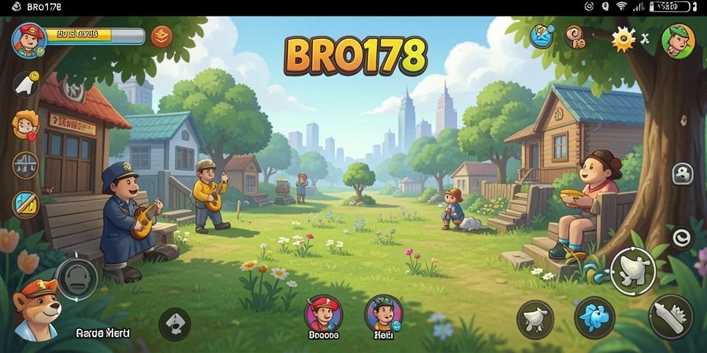 Tampilan gameplay seru dari BRO178 yang menghibur dan menarik.
