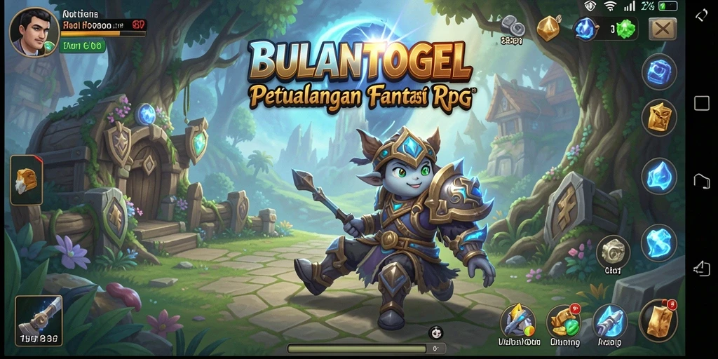 Tampilan gameplay RPG yang menawan dan interaktif.