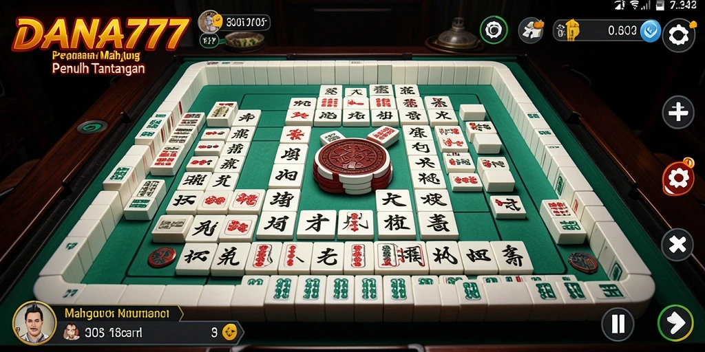 Tangkapan layar gameplay DANA777 yang menarik dan penuh aksi Mahjong.