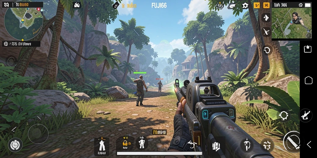 Tampilan gameplay seru dan mendebarkan dari FUJI66.