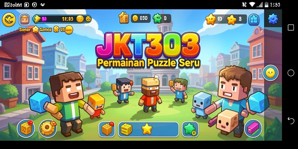 Tampilan gameplay JKT303 menampilkan tantangan puzzle yang menarik.