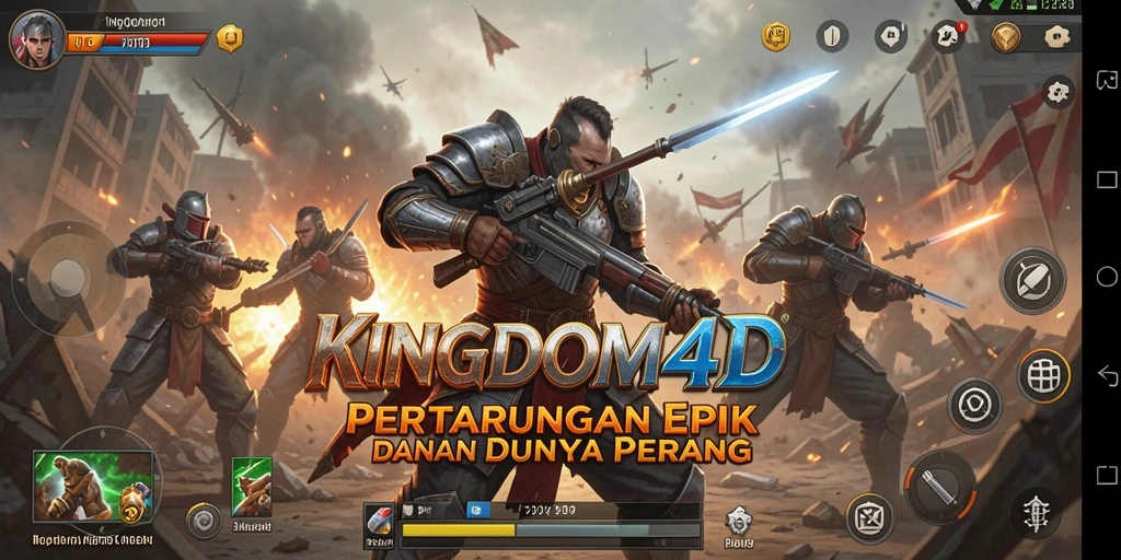 Gameplay seru dan mendebarkan di KINGDOM4D.
