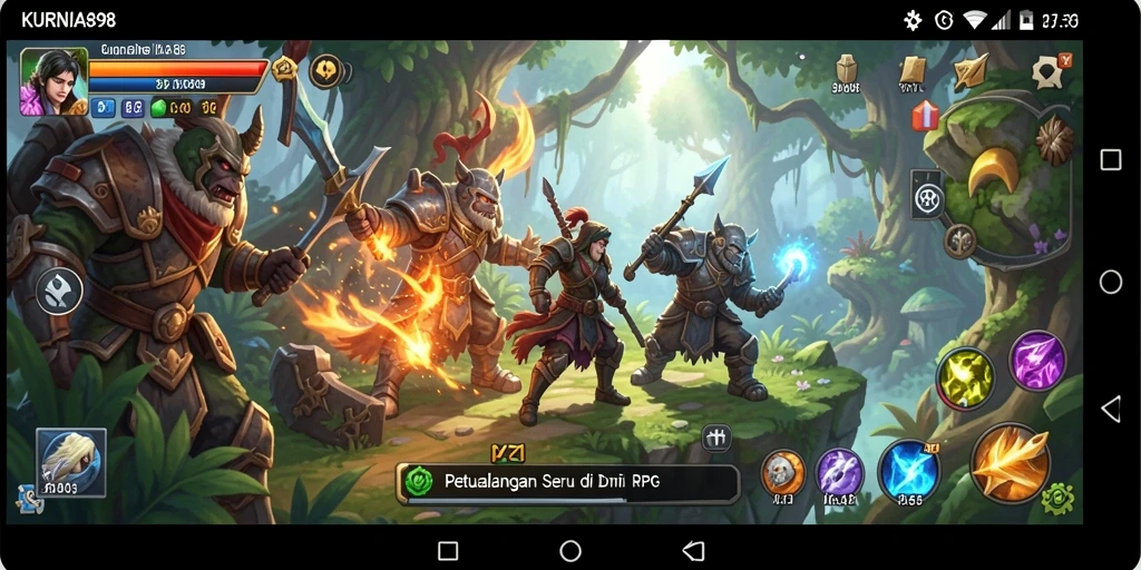 Tampilan menarik dari gameplay RPG KURNIA898.