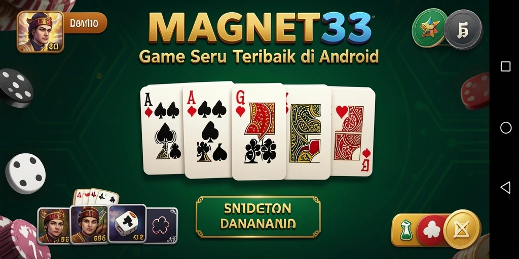 Tampilan gameplay seru di MAGNET33 dengan teman dan kompetitor.