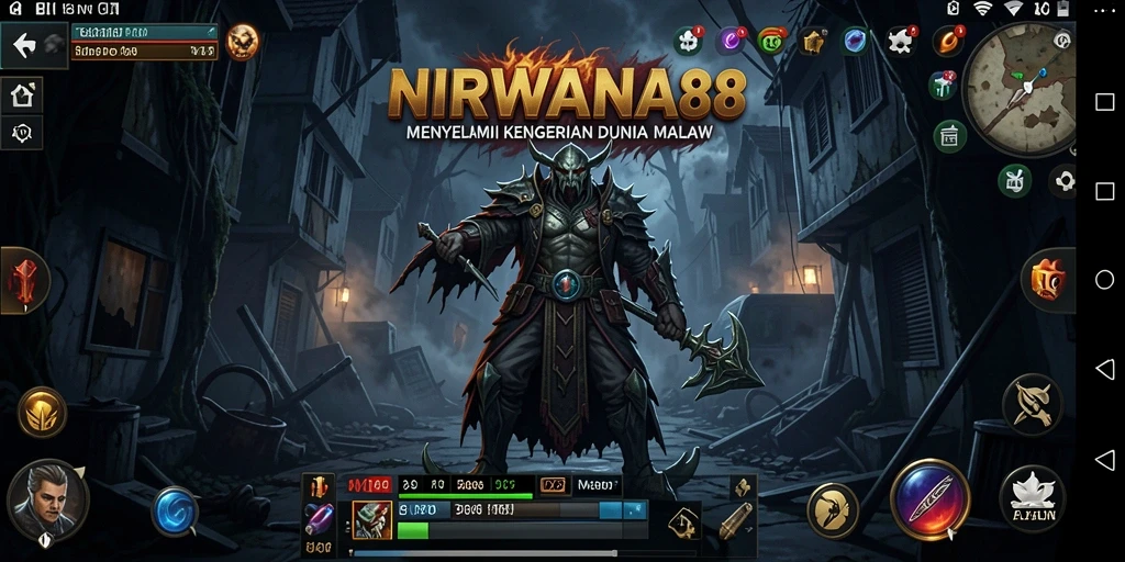 Tampilan gameplay <strong>NIRWANA88</strong> yang menegangkan dan menakutkan.
