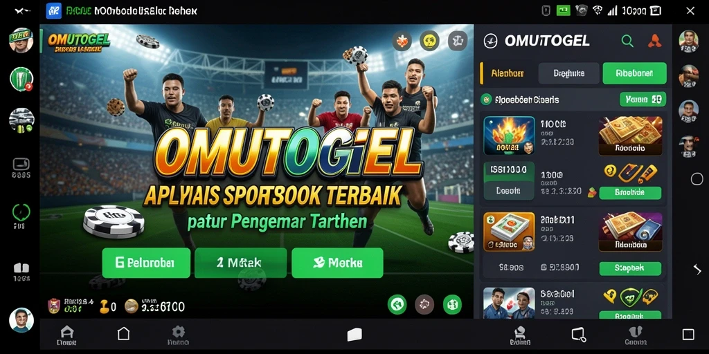 Screenshot OMUTOGEL menunjukkan pengalaman taruhan yang seru dan interaktif.