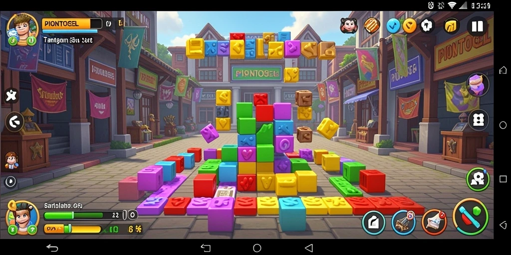 Tampilan gameplay seru dari PIONTOGEL dalam menyelesaikan teka-teki.
