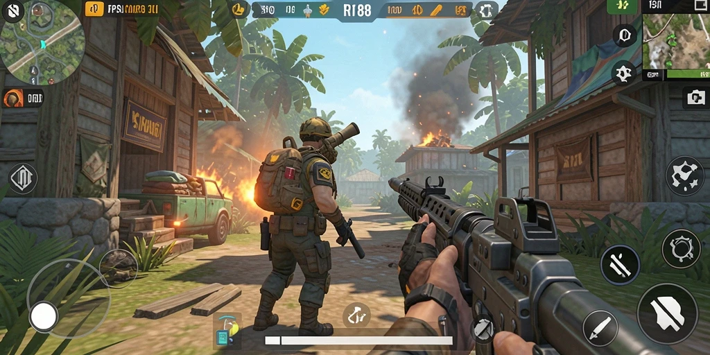 Gameplay menegangkan dan seru dari RI188 dalam aksi.