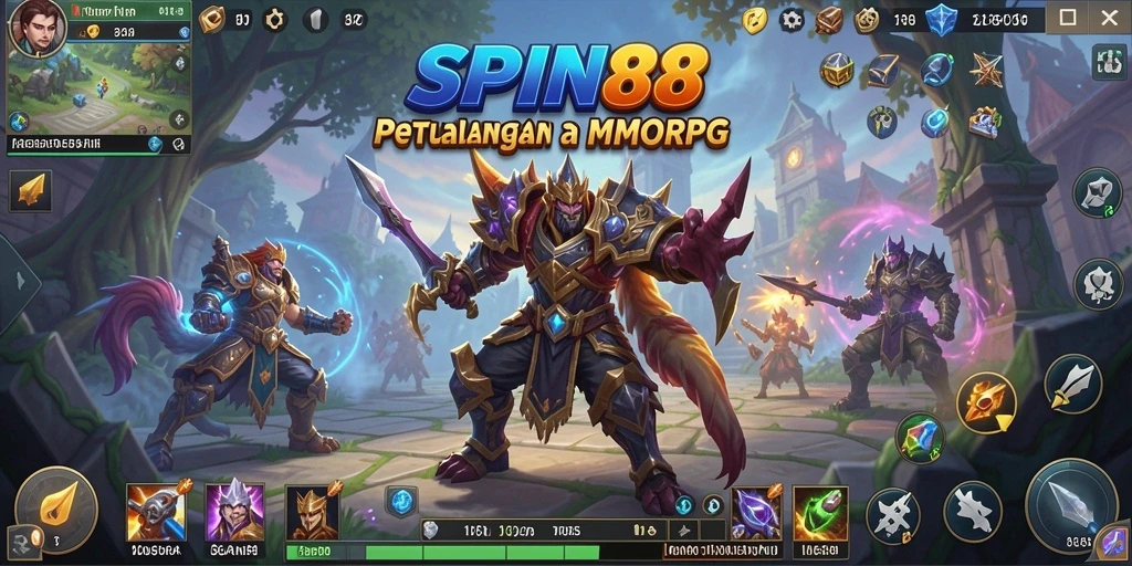 Tampilan seru permainan SPIN88 yang memukau dan penuh aksi.